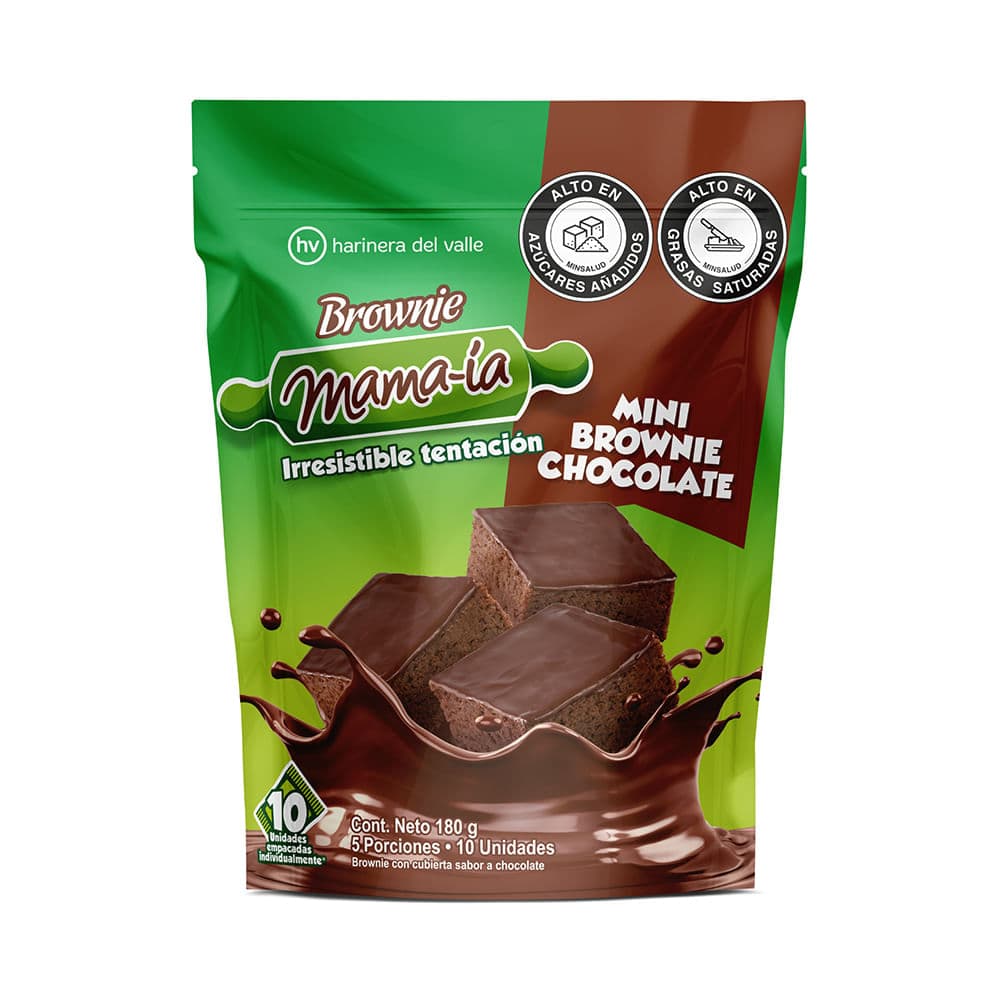 Brownie Mama Ía Mini Chocolate 180 G